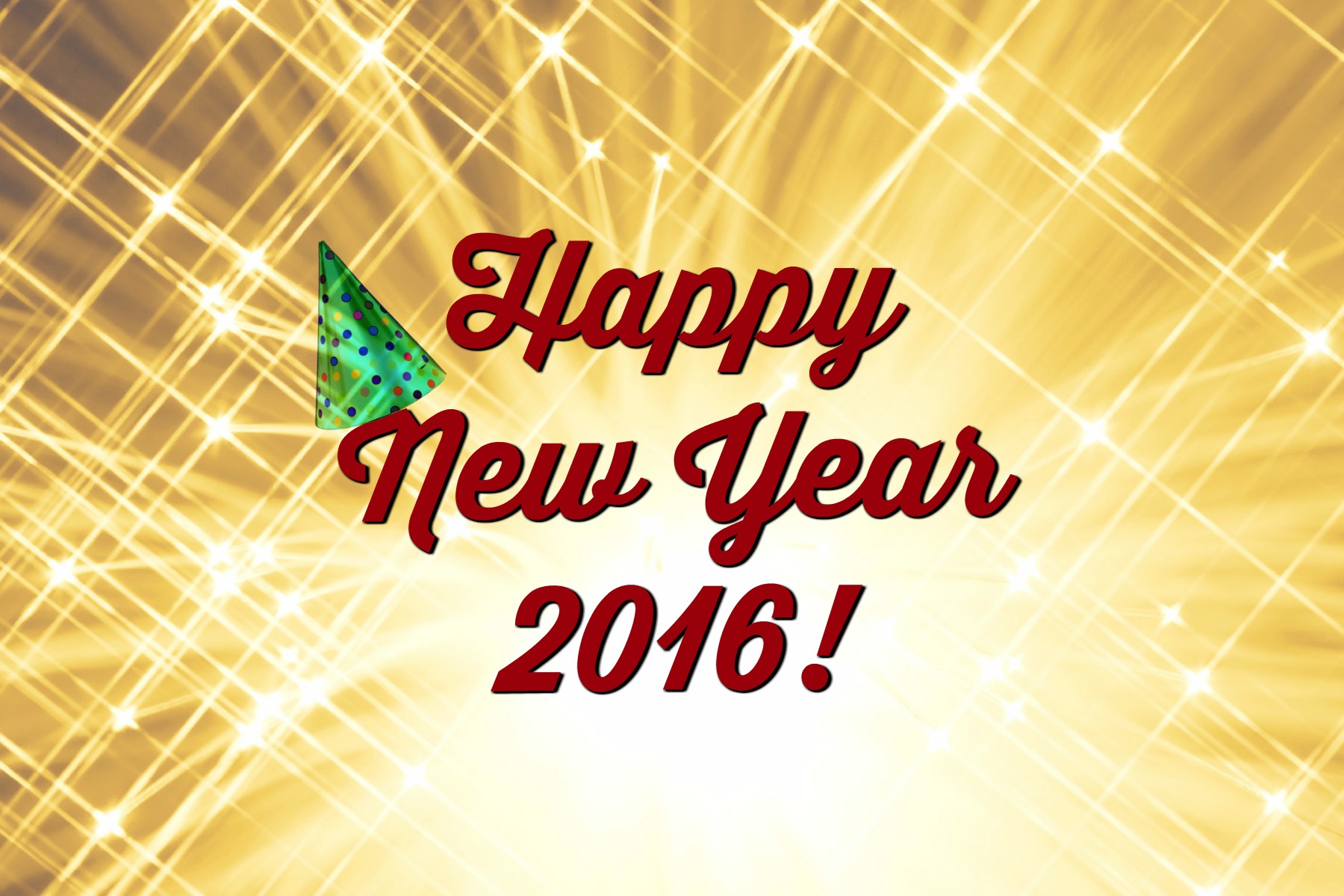 Welcome to 2016! Happy New Year!